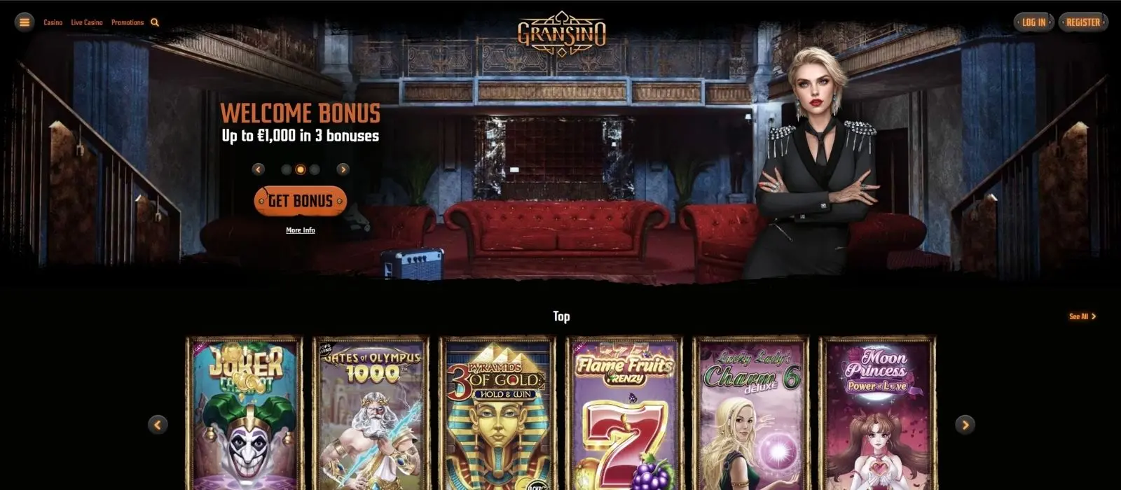 Gransino live casino